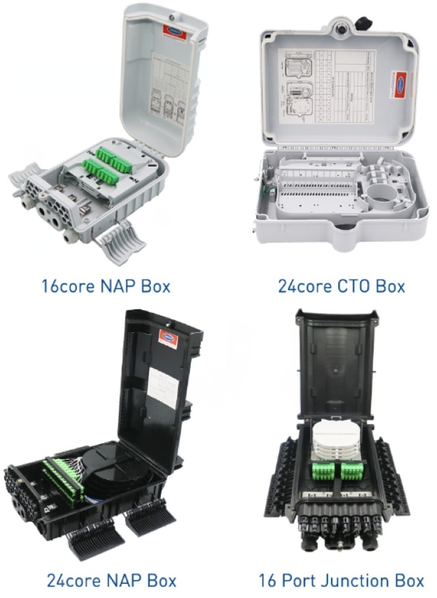 Коробка волокна CTO (техни́ческий дире́оркт) 16 портов с модульным Splitter PLC
