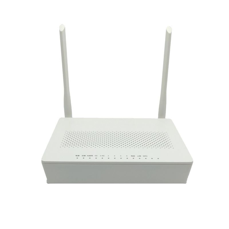 OEM AC1200 Dual Band ONU HK718 4GE 1TEL 2USB Gpon Epon Compatible Modem